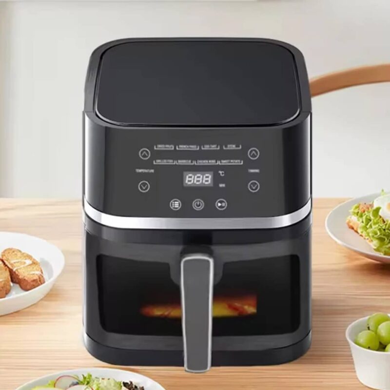 Digital High Quality 8Ltr Stainless Steel Air Fryer - Image 2