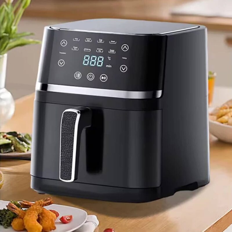 Digital High Quality 8Ltr Stainless Steel Air Fryer - Image 3