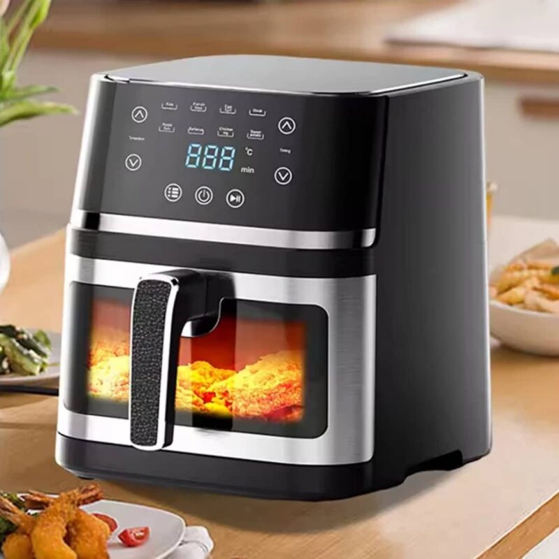 Digital High Quality 8Ltr Stainless Steel Air Fryer - Image 4